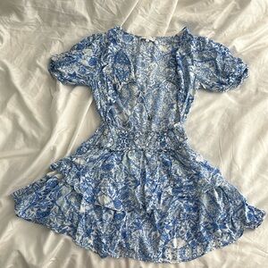 OLIVACEOUS BLUE DRESS - price is negotiable